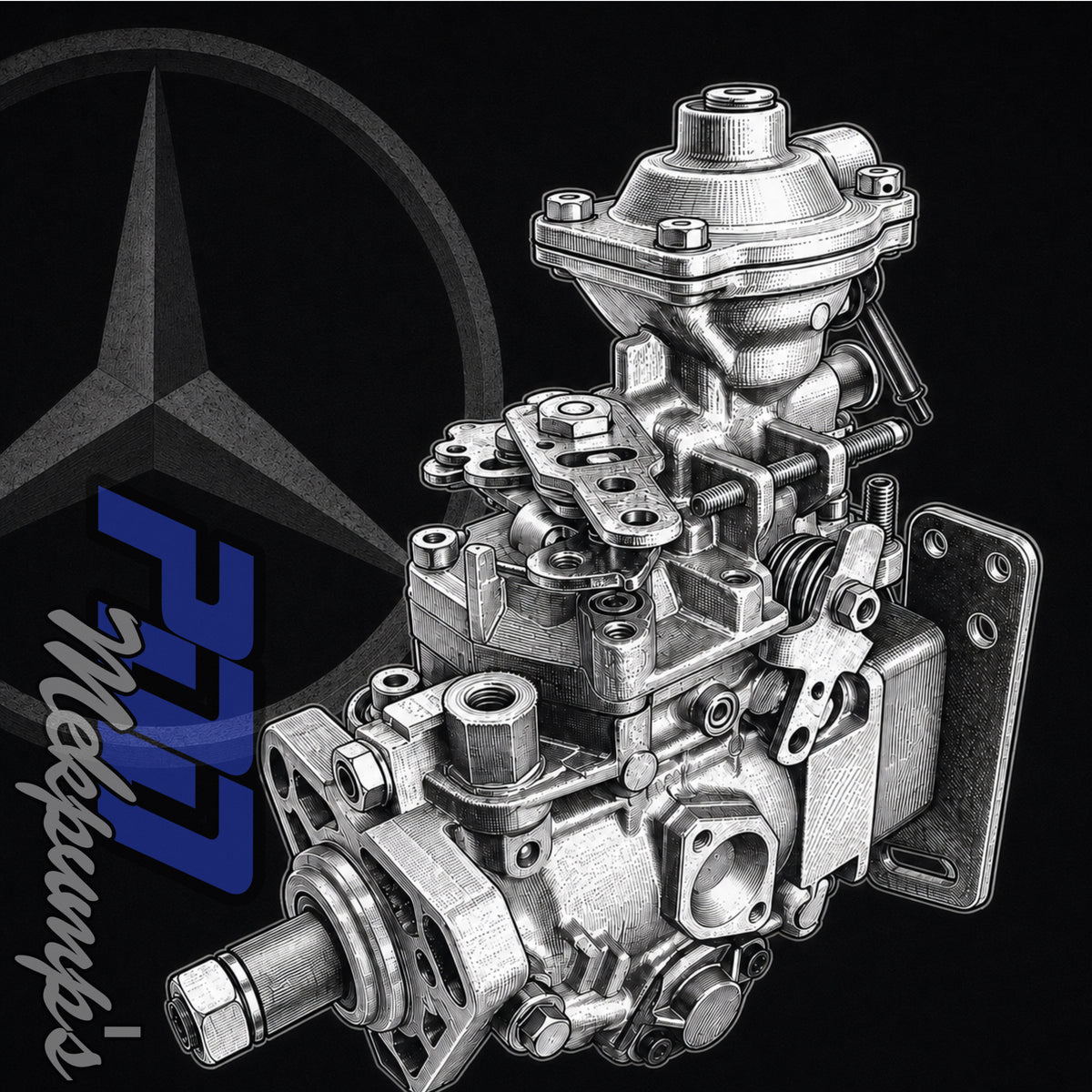 MB 290TD Fully mechanic VE pump
