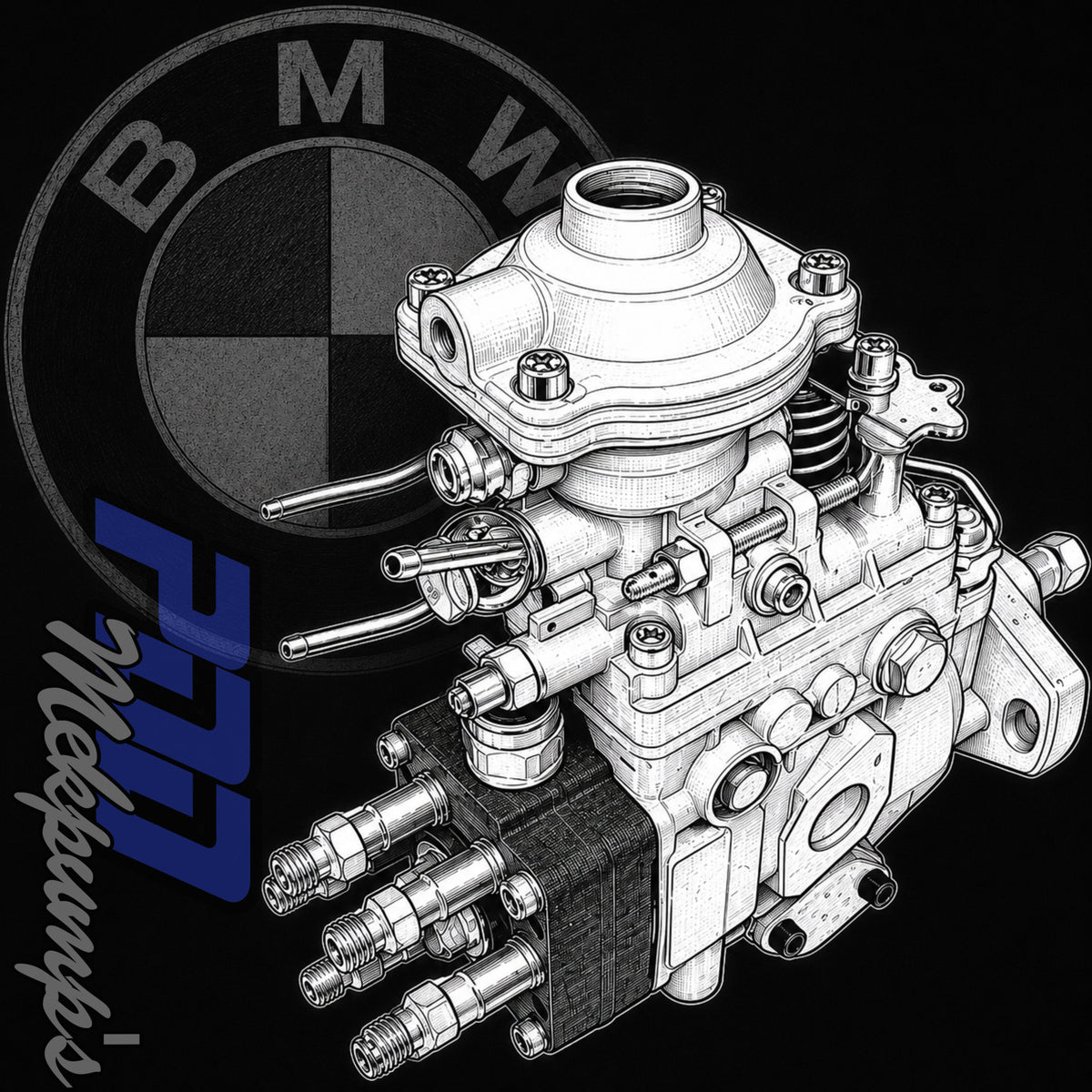 BMW M51/M21 fully mechanic pump
